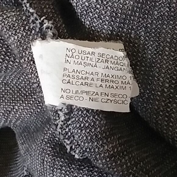 Zara Trafaluc Top Charcoal Striped Heathered - Picture 10 of 10